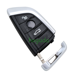 For BMW smart card OM-F434 3 button remote key with PCB（Black）With 434MHZ /PCF7953P chip