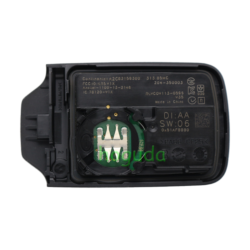 Original For Honda 3 button remote key with 313.8MHZ with 47 chip