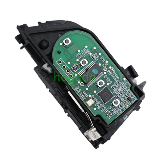 For BMW smart card OM-F434 3 button remote key with PCB（Black）With 434MHZ /PCF7953P chip