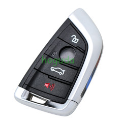 For BMW smart card OM-F434 4 button remote key with PCB（Black）With 434MHZ /PCF7953P chip