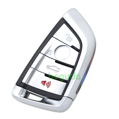 For BMW smart card OM-F434 4 button remote key with PCB（Black）With 434MHZ /PCF7953P chip