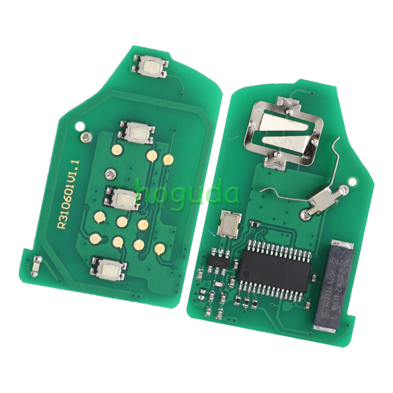 For Mitsubishi Pajero 2 button flip remote key with 433MHz 2PCF7941 ID46 Chip FCCID: G8D-635M-A P/N: M6370B882