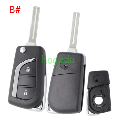 For Toyota 2 button Remote key blank