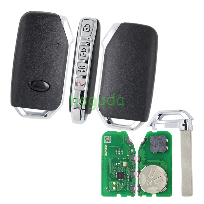 For KIA Telluride 4 button keyless go  smart key with 433MHz ID47 Chip P/N: 95440-S9000 FCC ID: TQ8-FOB-4F24