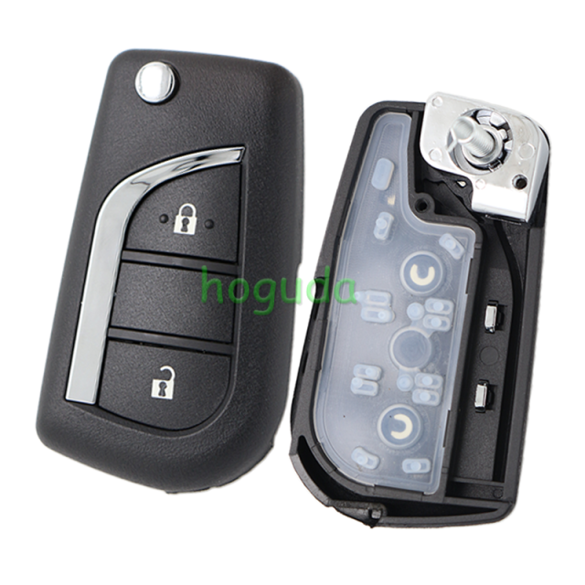 For Toyota 2 button Remote key blank