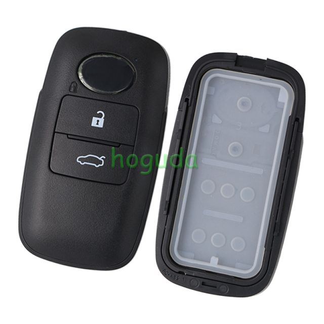 For Toyota 3 button smart key with 433MHz 4A chip  P/N: 89994-BZ041
