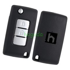 For Mitsubishi Pajero 2 button flip remote key with 433MHz 2PCF7941 ID46 Chip FCCID: G8D-635M-A P/N: M6370B882
