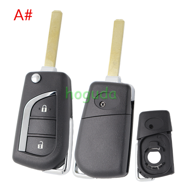 For Toyota 2 button Remote key blank