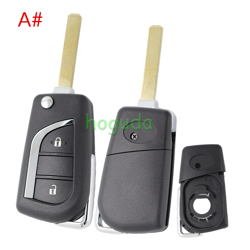 For Toyota 2 button Remote key blank