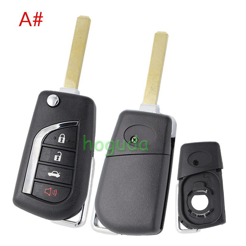 For Toyota 3+1 button Remote key blank