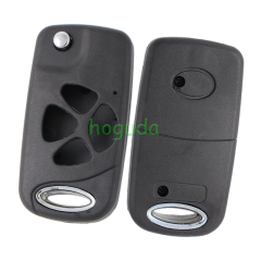 For Toyota 3+1 button Modified Flip Car Key Shell with TOY43 blade