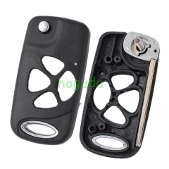 For Toyota 3+1 button Modified Flip Car Key Shell with TOY43 blade