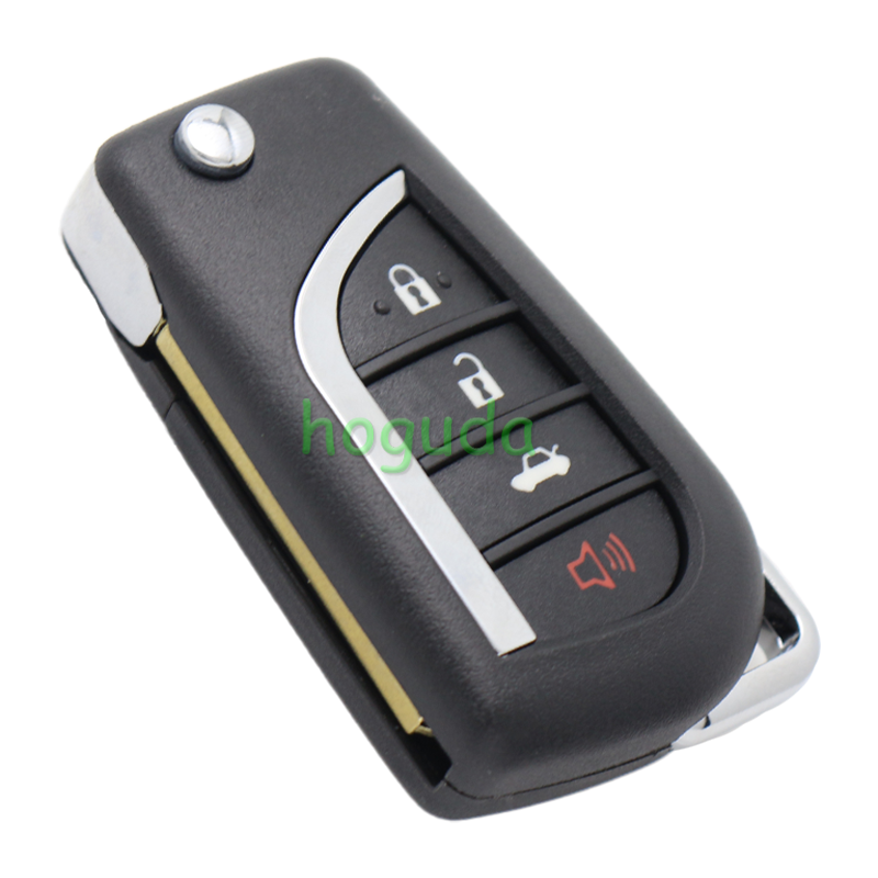 For Toyota 3+1 button Remote key blank