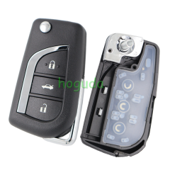 For Toyota 3 button Remote key blank