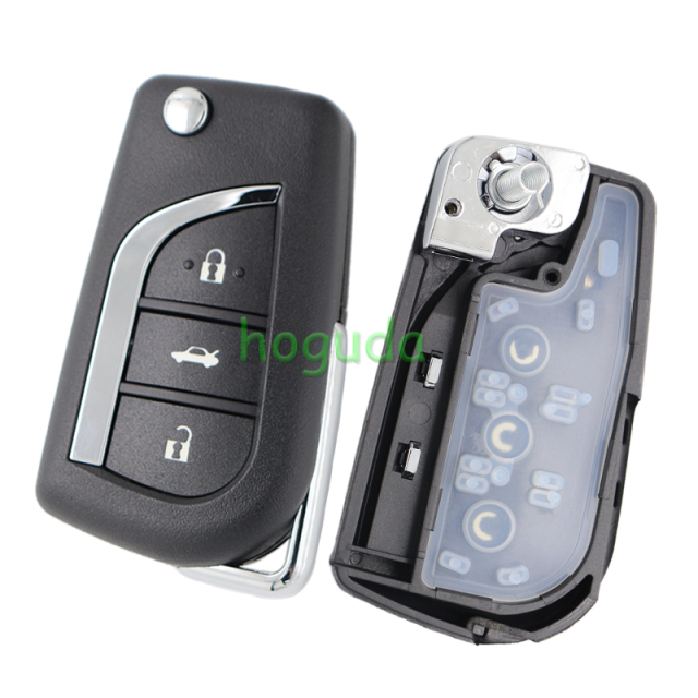 For Toyota 3 button Remote key blank
