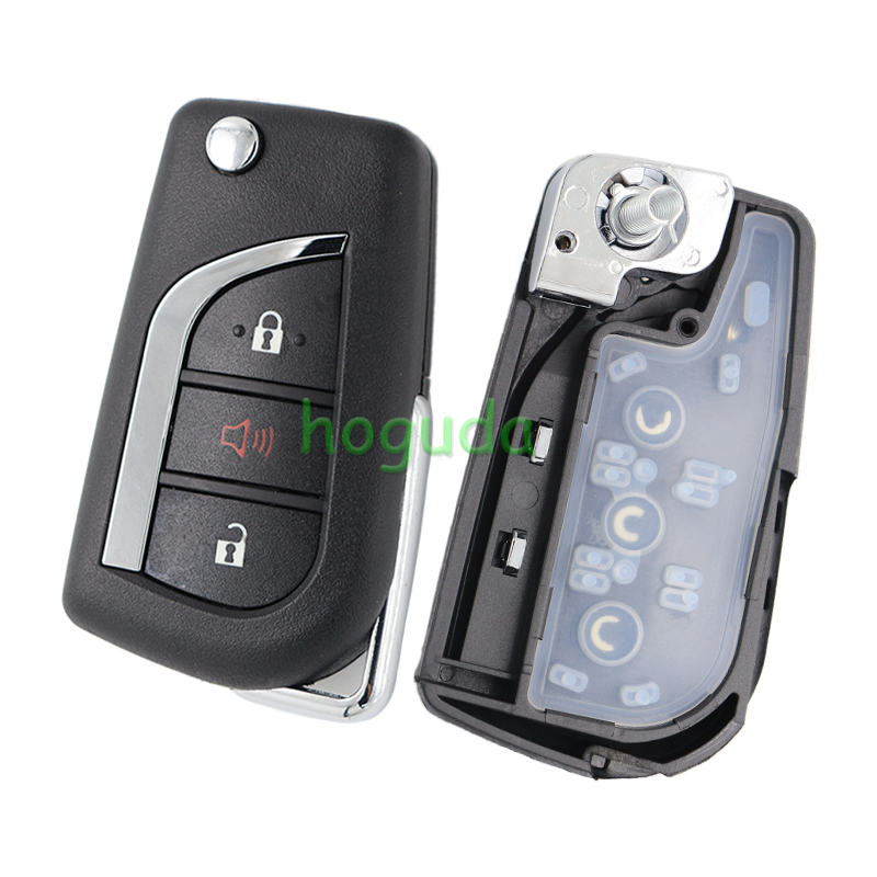 For Toyota 2+1 button Remote key blank