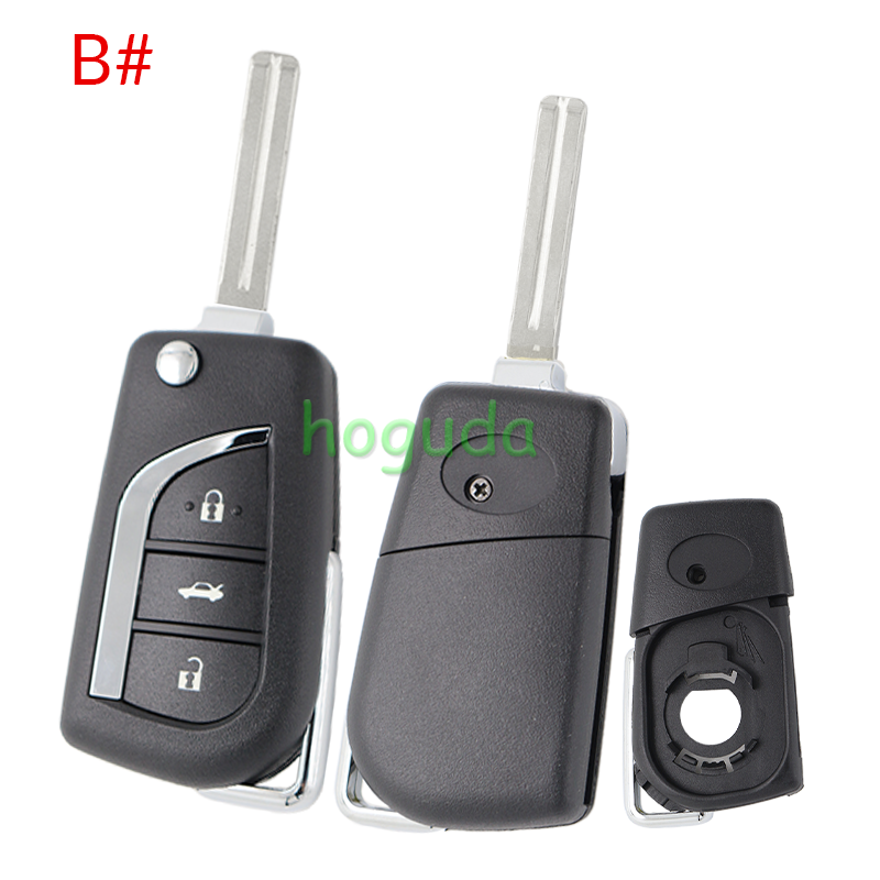 For Toyota 3 button Remote key blank