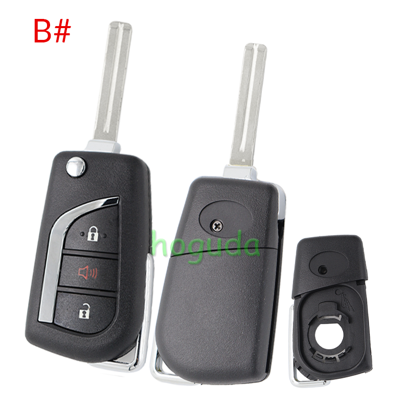 For Toyota 2+1 button Remote key blank