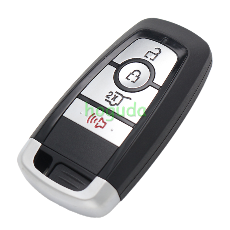 For Ford Mustang F-150 3+1 button Smart Key with 433.92MHz FSK NCF29A1 / HITAG PRO / 49CHIP FCC ID: M3N-A3C108397 IC: 7812-A3C108397 Part No.: PC3T-15K601-BB