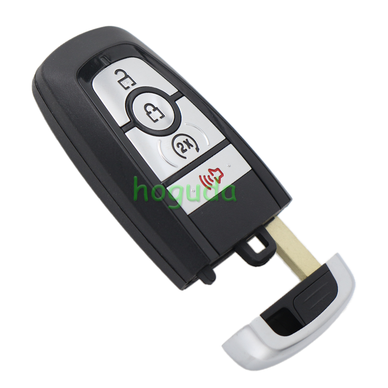 For Ford Mustang F-150 3+1 button Smart Key with 433.92MHz FSK NCF29A1 / HITAG PRO / 49CHIP FCC ID: M3N-A3C108397 IC: 7812-A3C108397 Part No.: PC3T-15K601-BB
