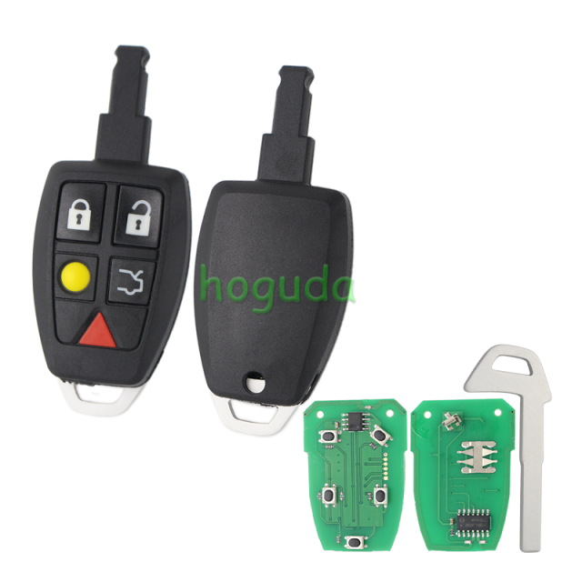 For Volvo S40 C30 C70  5 Button Remote Key with 315MHz ID48 Chip