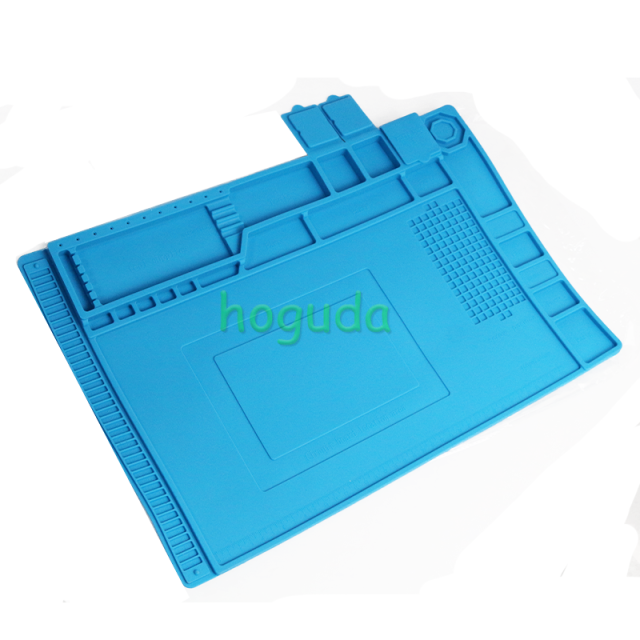 Repair Pad Insulation Heat-Resistant Soldering Station Silicon Soldering Mat Work Pad Desk Platform for BGA Soldering Station