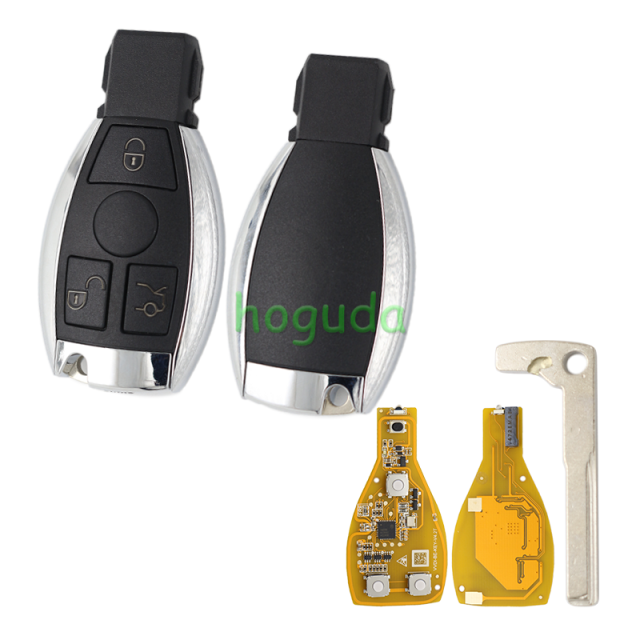Xhorse VVDI BEKey for Benz 3 button remote  key with 315Mhz/433mhz, without bonus pointsThe frequency can be changed to 433mhz