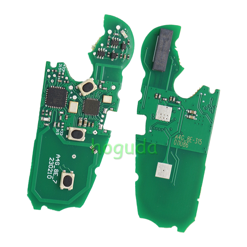 For Audi A3 A6L,Q7 3 buttton remote key with 8E chip 315MHZ with 8VO837220B