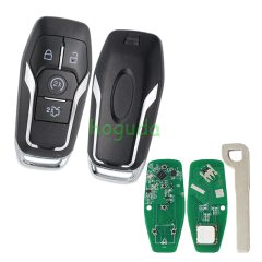 For KYDZ Ford 4 button Keyless-Go Remote Key with FSK 433.92MHz NCF2951F / HITAG PRO / 49 CHIP / FCC ID: M3N-A2C31243600 / HU101