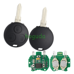 For Benz 3 button remote key with ultrared rays (with two infrared ray hole in the key shell)