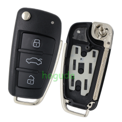 For original Audi keyless go 3 button remote key with ID48 chip 434mhz HLO DE 8X0837220D Hella 5F A 010659 70 204Y11000400