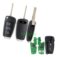 For Audi A3 TT 3 button Keyless go remote key