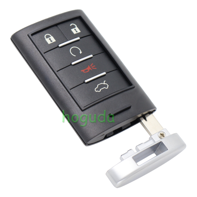 For Cadillac 2+1/3+1/4+1/5+1 buttons smart remote key blank without logo