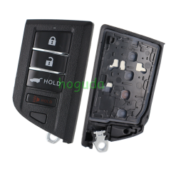 For Acura 3+1 button SUV smart remote key shell with emergency key blade