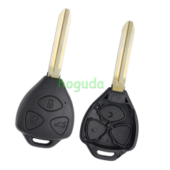 For Toyota 3 button remote key blank