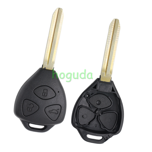 For Toyota 3 button remote key blank