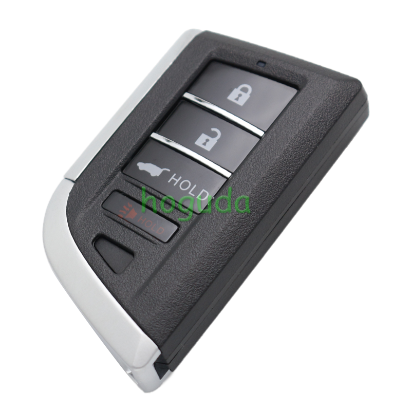 For Acura 3+1 button SUV smart remote key shell with emergency key blade