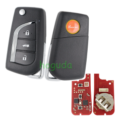 XHORSE XKTO20EN For Toyota Style 3 button Wire Universal Remote Key