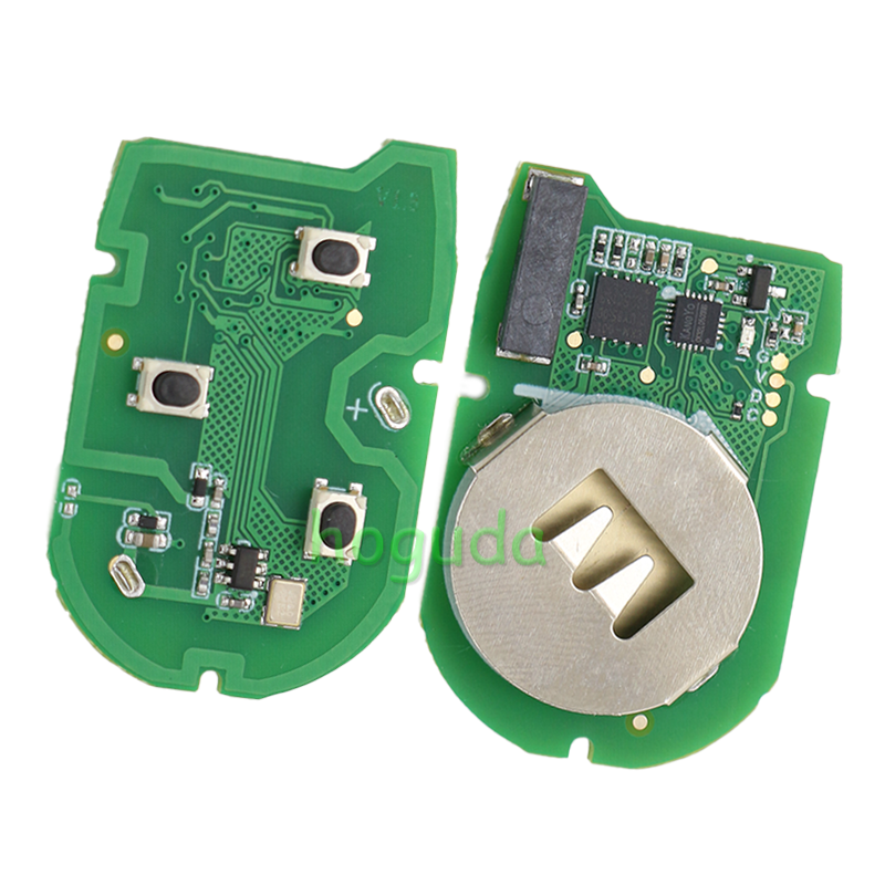 AfterMarket Ford Transit blue  3 button remote key with 433.92Mhz FSK 4D63 chip The vehicle can be stared without installing the battery