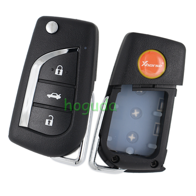 XHORSE XKTO20EN For Toyota Style 3 button Wire Universal Remote Key