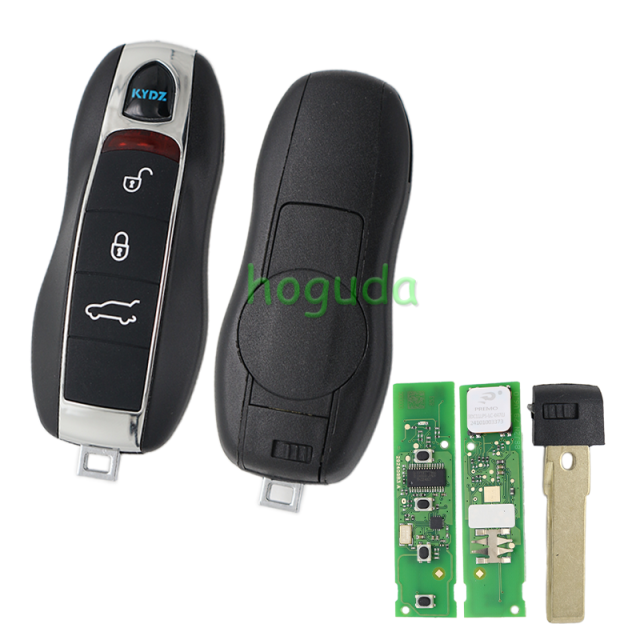 KYDZ For Porsche 3 button keyless  remote key with PCF7953PC1800 Chip 315mhz