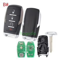 For RAM 2+1/3+1/4+1/5+1 buttons smart key with PCF7939M / HITAG AES / 4A Chip 433MHz FCC:OHT-4882056