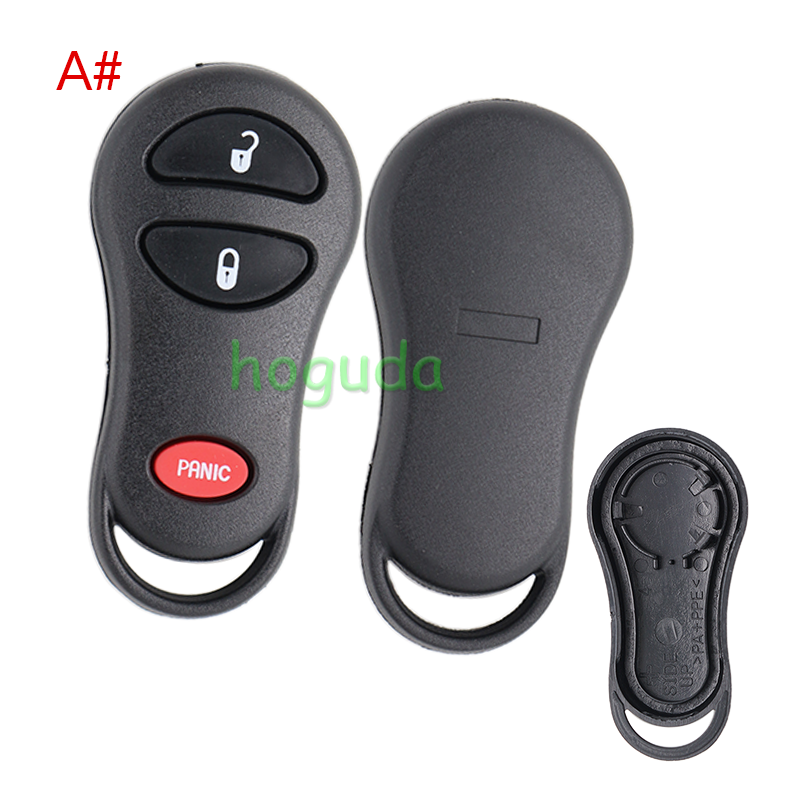 For Chrysler 2+1/3/3+1/5+1 Buttons remote key shell