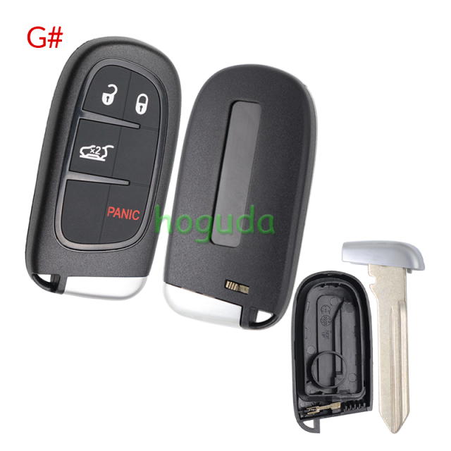 For Chrysler 2/2+1/3/3+1/4/4+1 button remote key shell