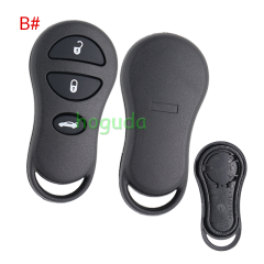 For Chrysler 2+1/3/3+1/5+1 Buttons remote key shell