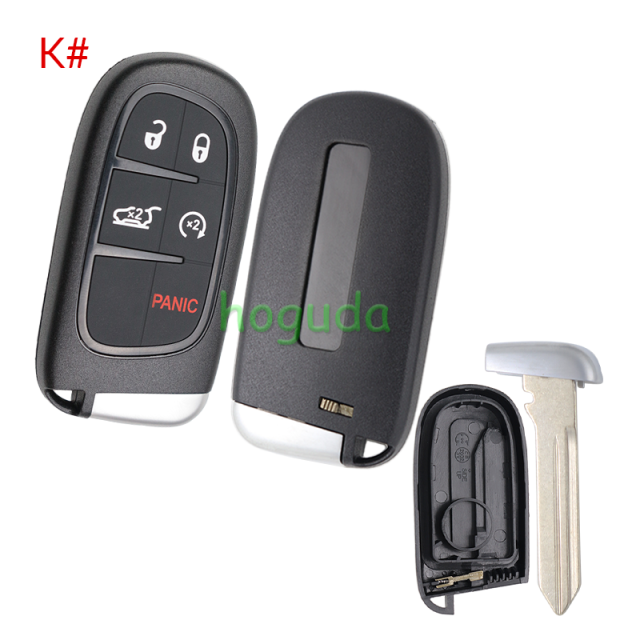 For Chrysler 2/2+1/3/3+1/4/4+1 button remote key shell