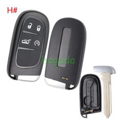 For Chrysler 2/2+1/3/3+1/4/4+1 button remote key shell