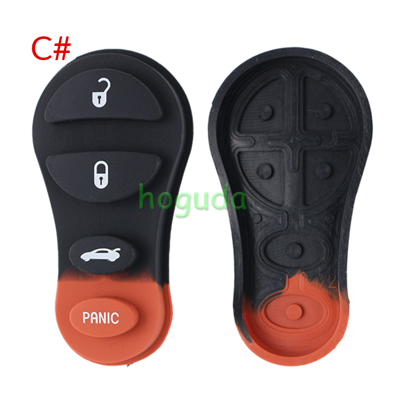 For Chrysler 2/2+1/3/3+1 Button remote key pad