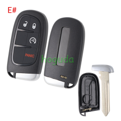 For Chrysler 2/2+1/3/3+1/4/4+1 button remote key shell