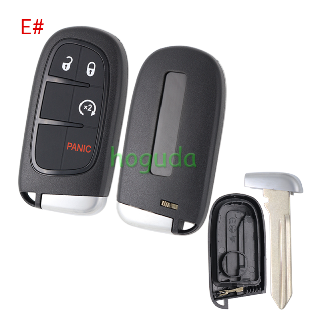 For Chrysler 2/2+1/3/3+1/4/4+1 button remote key shell
